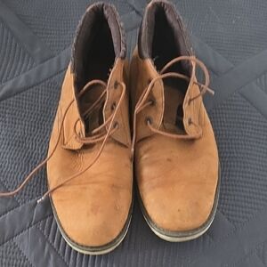 Kenneth Cole Reaction Tan Leather Boots